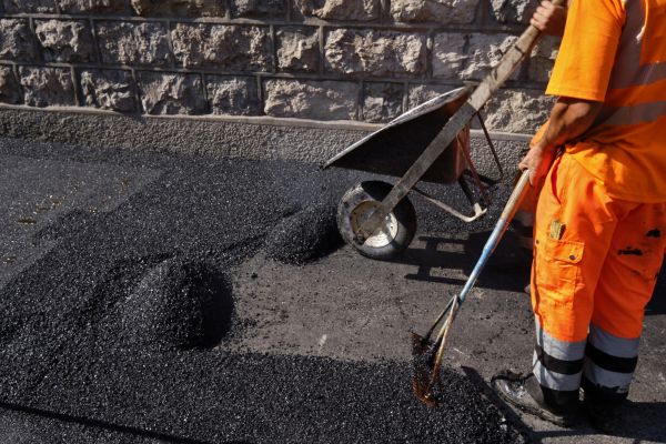 Porous Paving Installation in Nashua